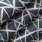 Blue Abstract Small Scale Woven Pattern Upholstery Fabric by The Yard - SKU: Riley Indigo